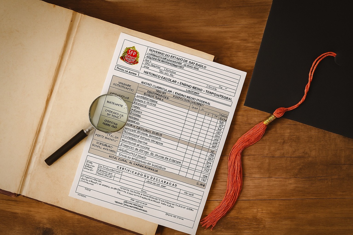 Posso comprar histórico escolar do Ensino Médio