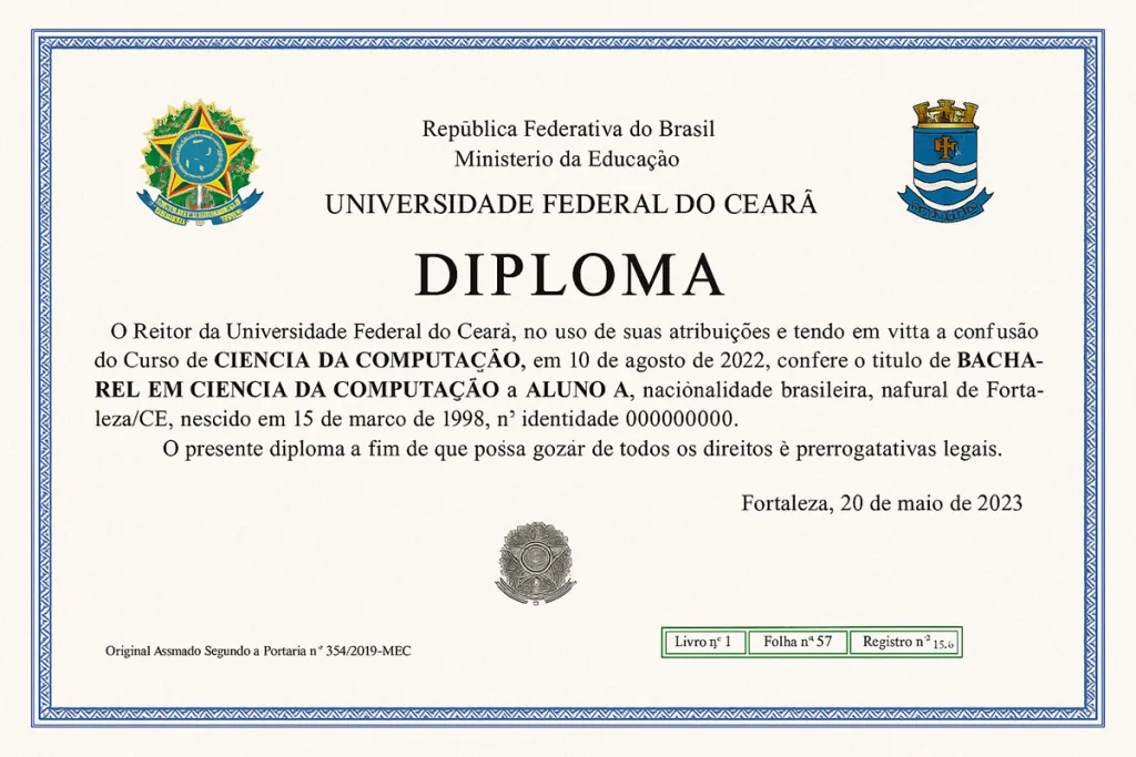 Qual é a diferença entre diploma e certificado
