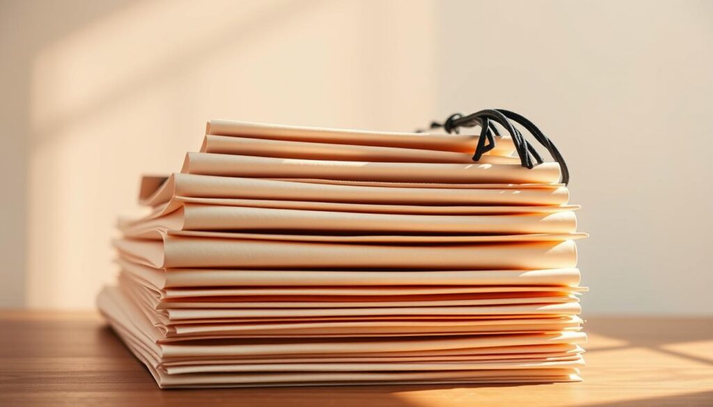 A neatly stacked pile of official-looking diplomas against a clean, minimalist backdrop. The diplomas are crisp, with a tactile, high-quality texture, their edges sharply defined. Warm, natural lighting illuminates the scene from the side, casting subtle shadows that accentuate the depth and materiality of the diplomas. The overall composition is balanced and visually appealing, conveying a sense of professionalism and attention to detail. The mood is one of trust, reliability, and the successful completion of an educational journey. A neatly stacked pile of official-looking diplomas against a clean, minimalist backdrop. The diplomas are crisp, with a tactile, high-quality texture, their edges sharply defined. Warm, natural lighting illuminates the scene from the side, casting subtle shadows that accentuate the depth and materiality of the diplomas. The overall composition is balanced and visually appealing, conveying a sense of professionalism and attention to detail. The mood is one of trust, reliability, and the successful completion of an educational journey.