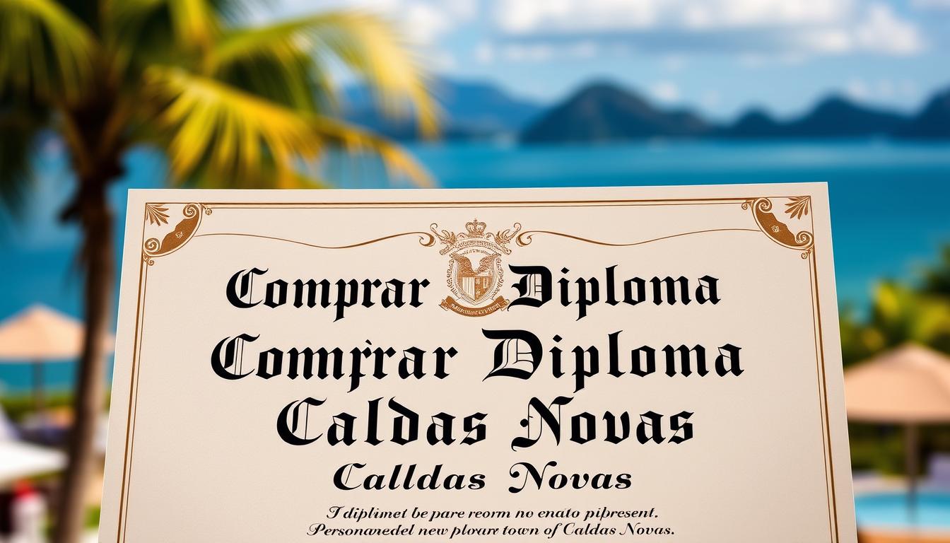 Comprar Diploma Caldas Novas