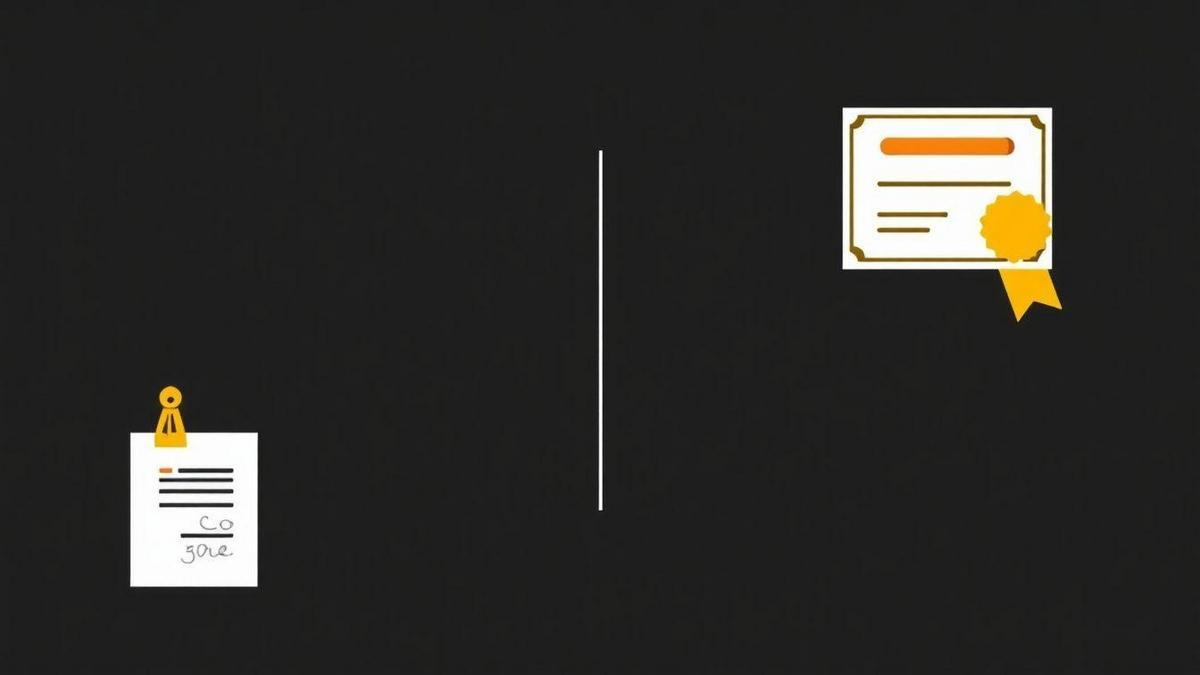 Diferença entre diploma e certificado